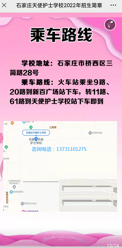初中毕业生来石家庄天使护士学校学什么专业好？