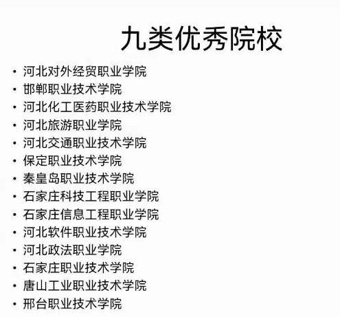 河北省高职单招对口十大类优秀学校和重点专业推荐