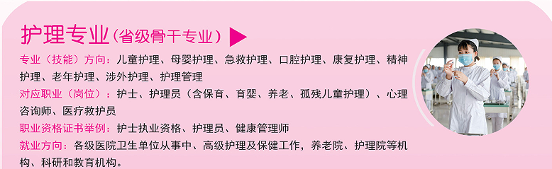 3+3护理专业单招对口升学班|石家庄天使护士学校骨干专业