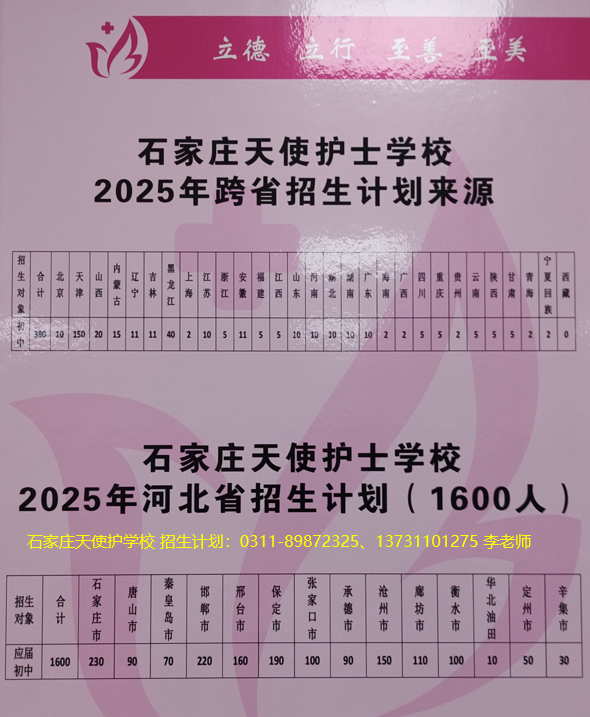 2025年石家庄天使护士学校招生计划和招生代码